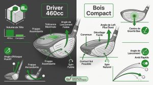 Driver et bois de parcours : optimiser votre sac de golf