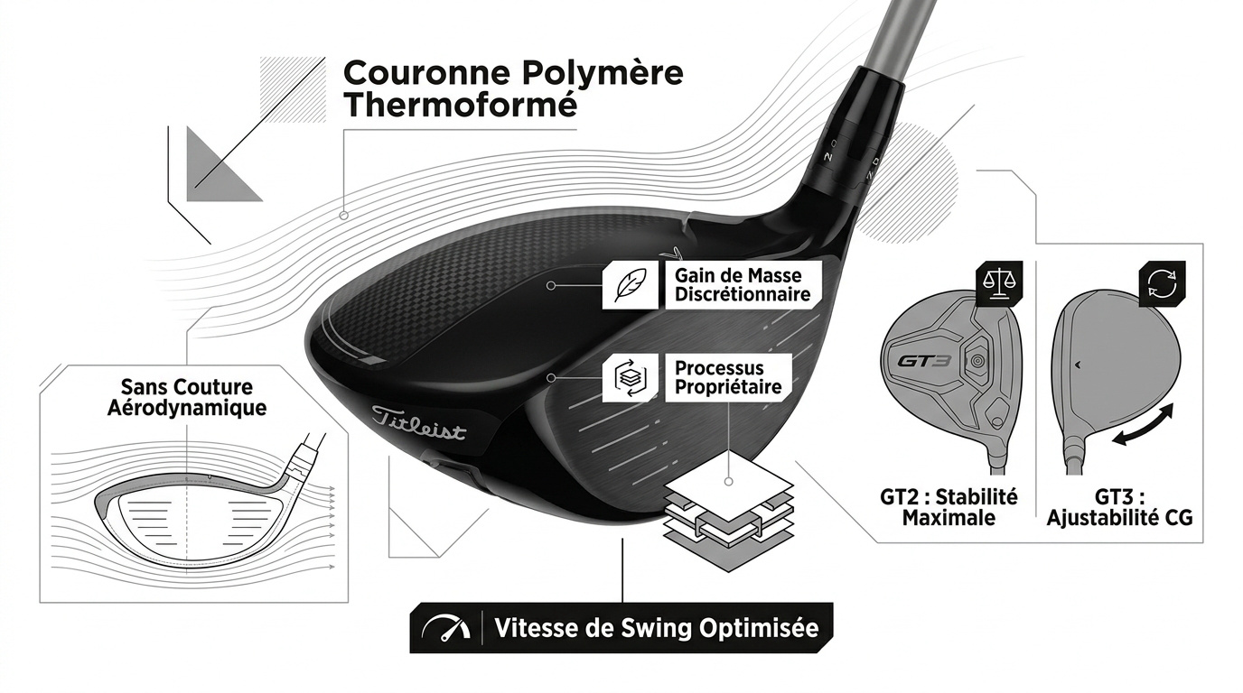 Technologies Speed Ring et VFT Titleist GT