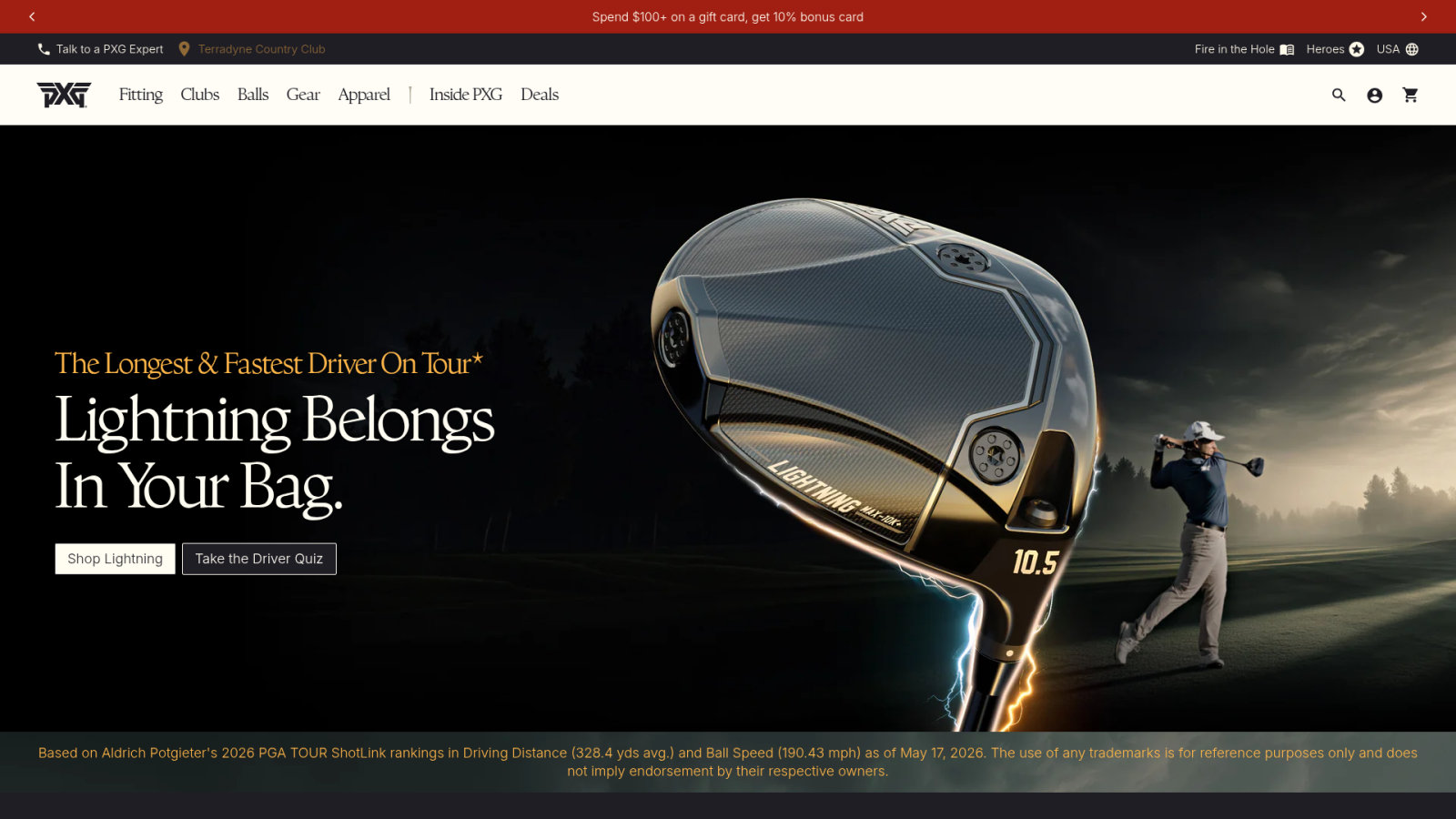 Paramètres de sélection selon le profil du golfeur