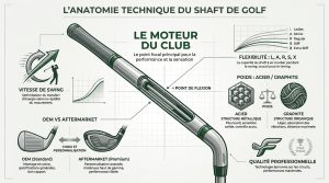 Comment choisir son shaft de golf pour stabiliser son swing