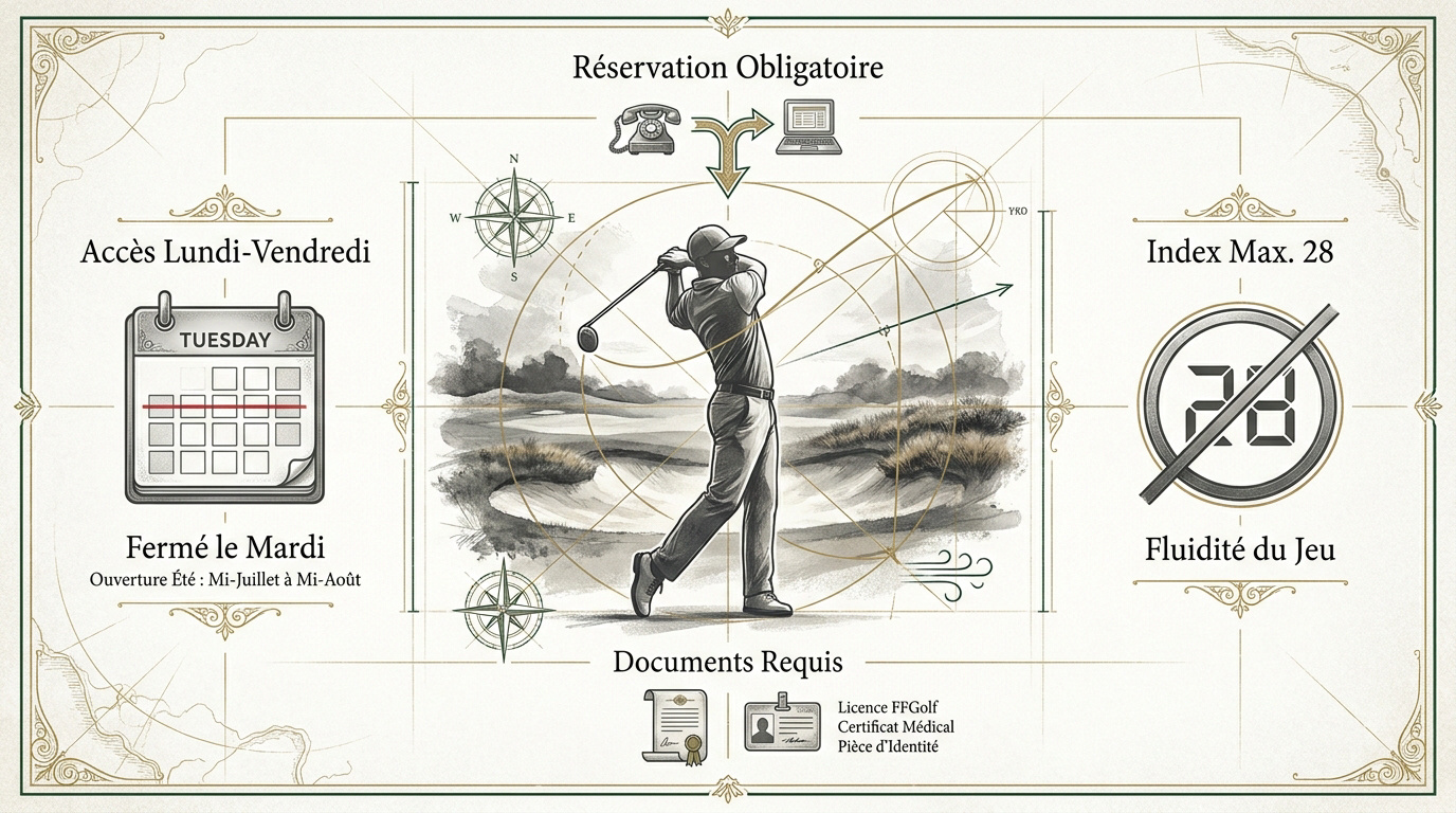 Réservation au golf de Fontainebleau : protocoles et accès