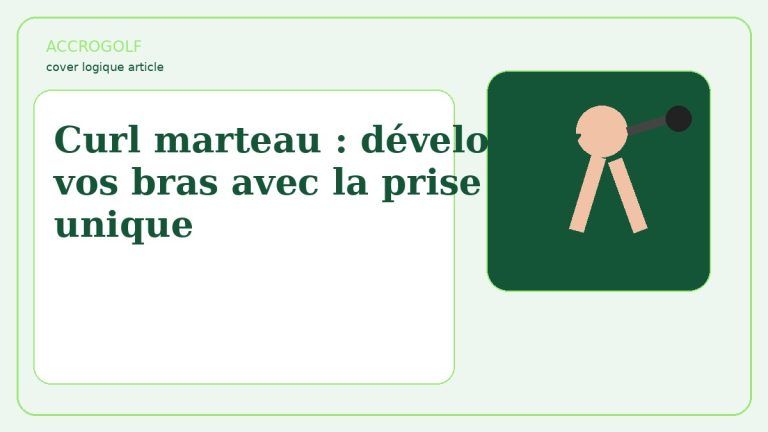 Curl marteau : développez vos bras avec la prise unique