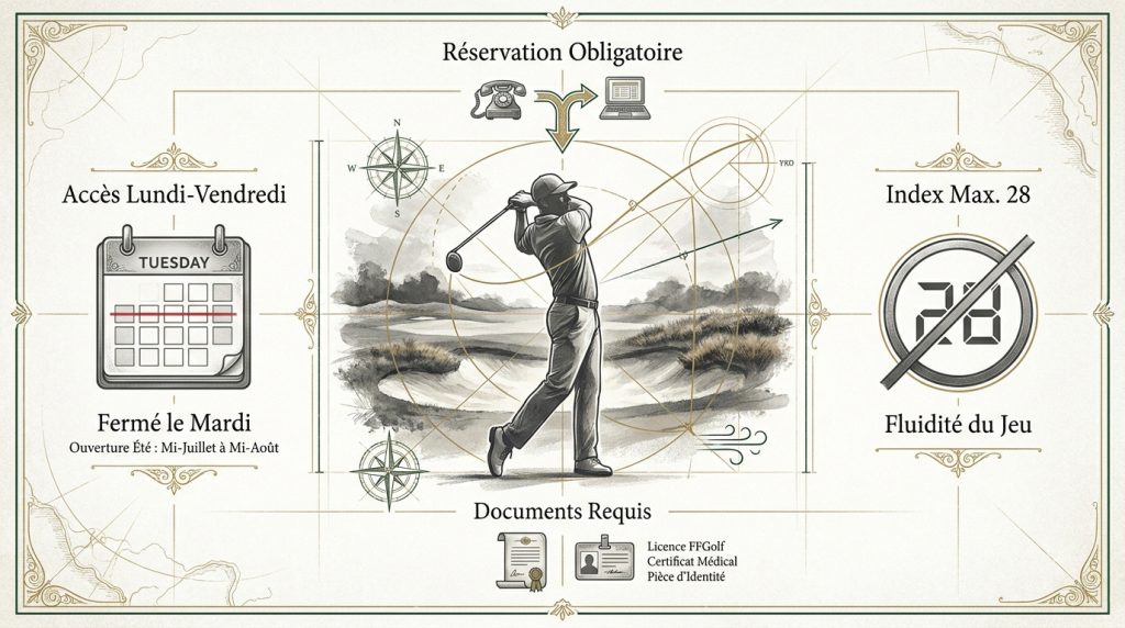 Réservation au golf de Fontainebleau : protocoles et accès
