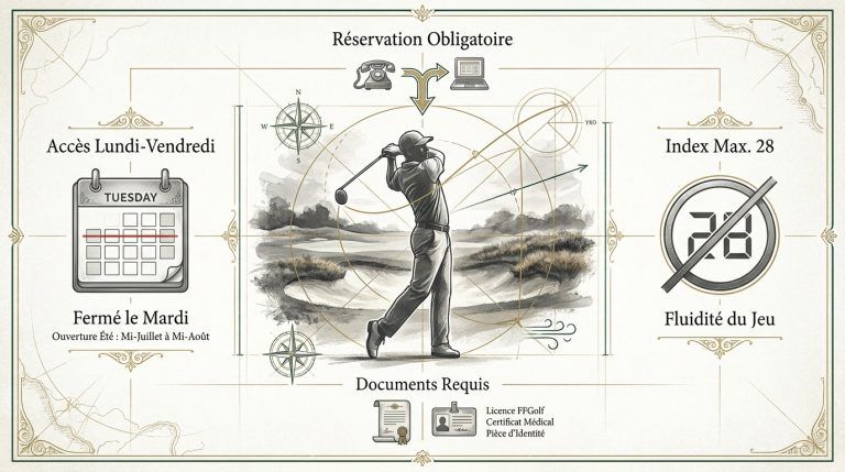 Réservation au golf de Fontainebleau : protocoles et accès