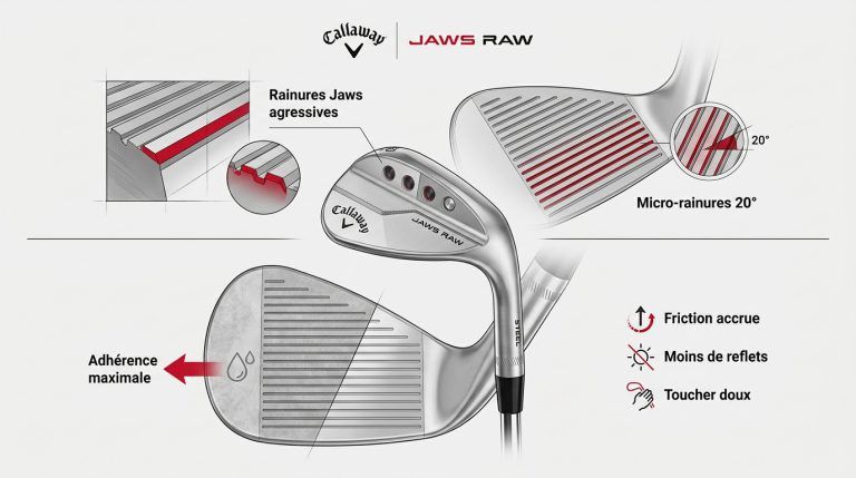 Callaway Jaws Raw : expertise du spin et contrôle technique