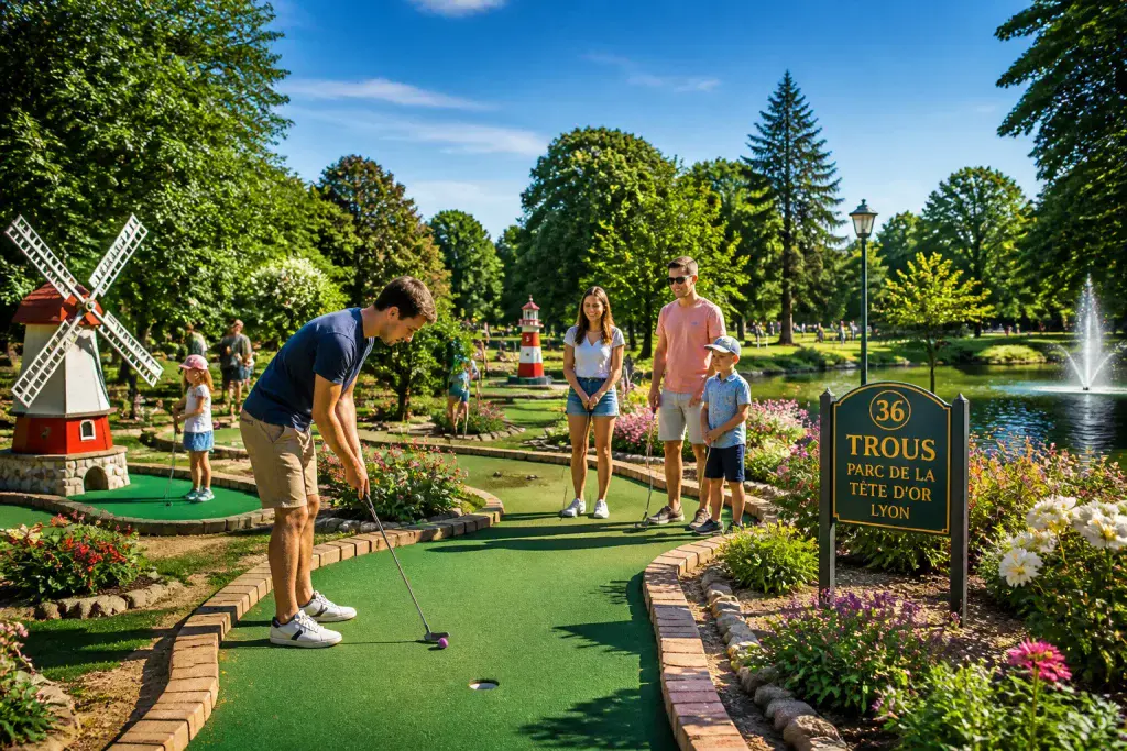 Parc de la tete dor mini golf en famille