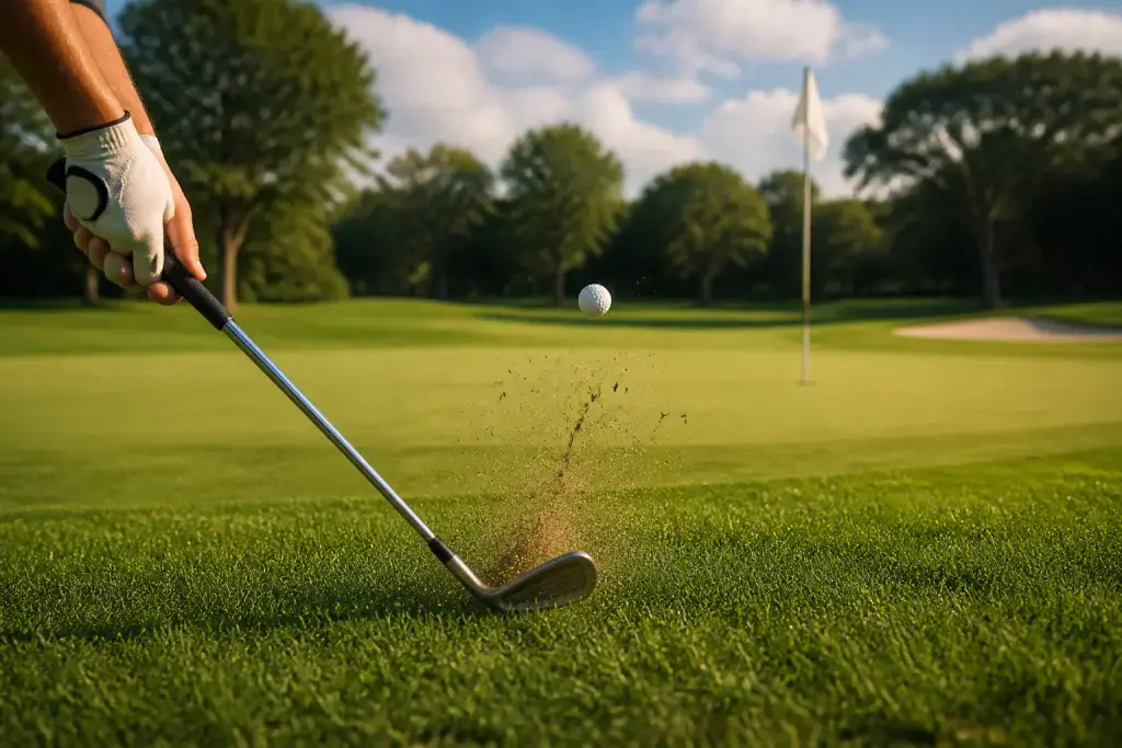 Le coup parfait au golf